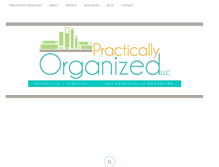 Tablet Screenshot of itspracticallyorganized.com